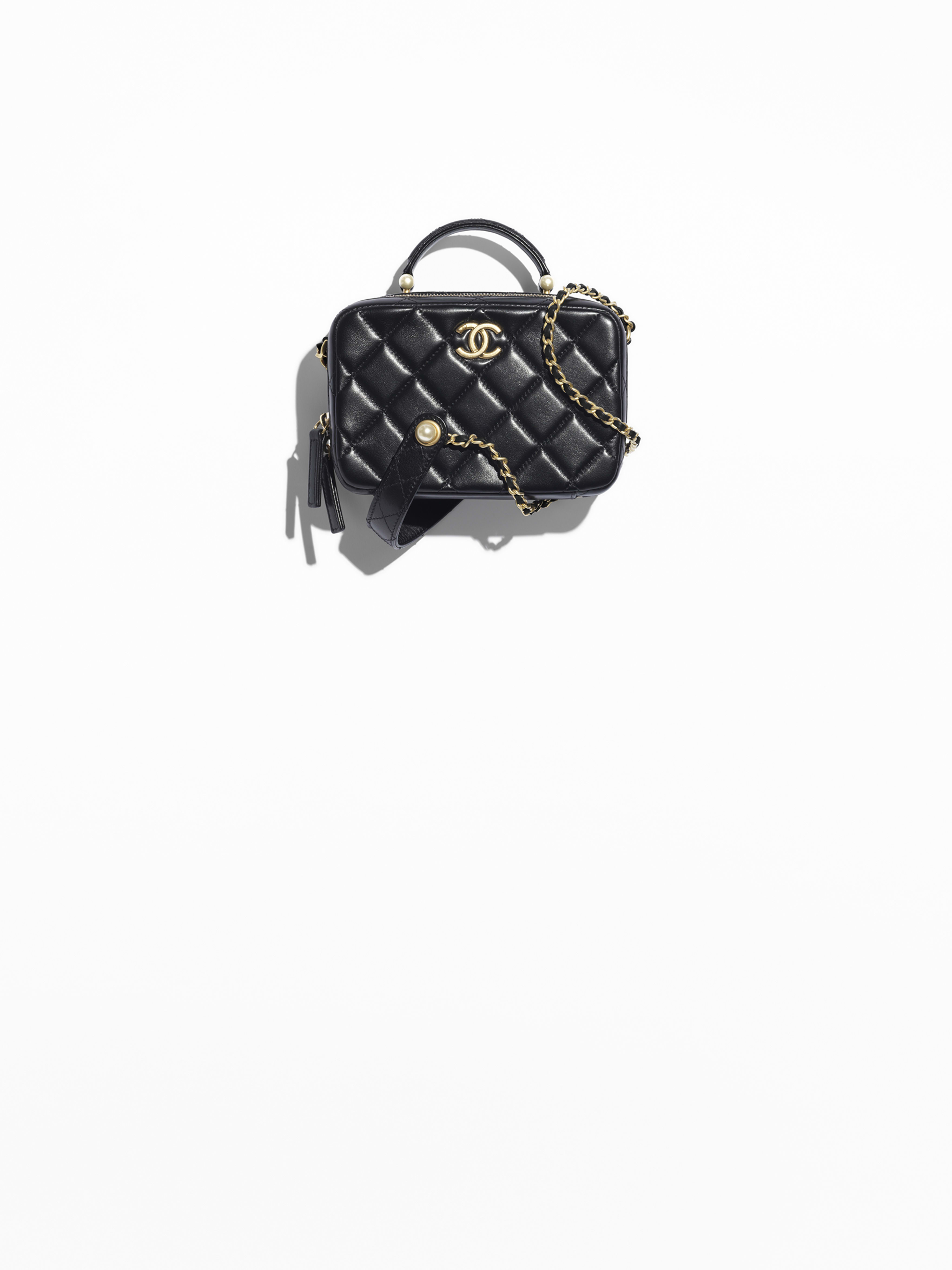 Petit sac vanity - Noir - vue artistique large 1